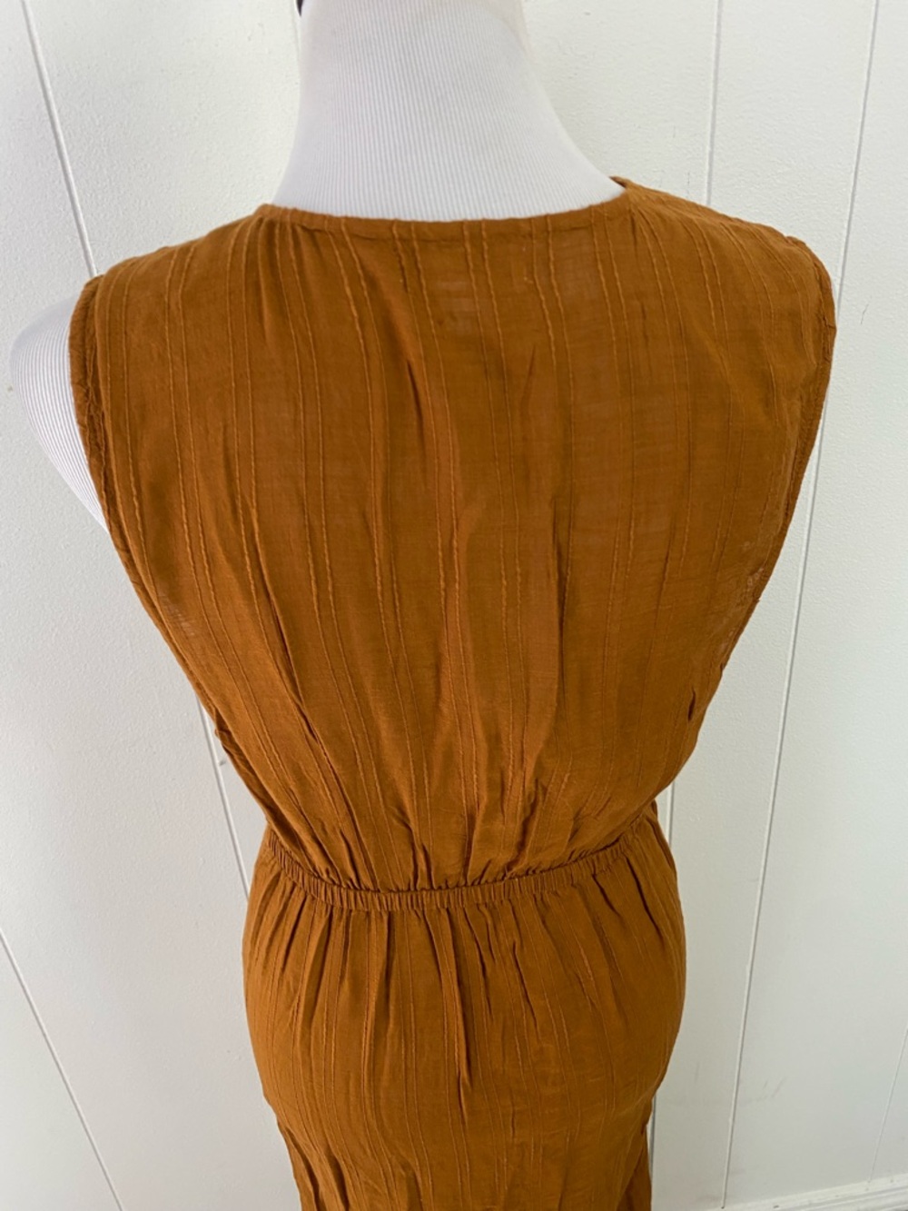 L*Space Womens Amber Brown Down The Line Cover-Up Dress L34429 Sz Small - Picture 10 of 14